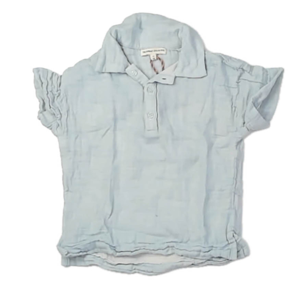 The Sunday Collective Boys Light Blue Polo Shirt size: 3T